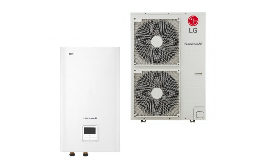 LG gaiss-ūdens siltumsūknis HYDROSPLIT R32 14 kW 380 V HN1600MC.NK1 / HU143MRB.U30