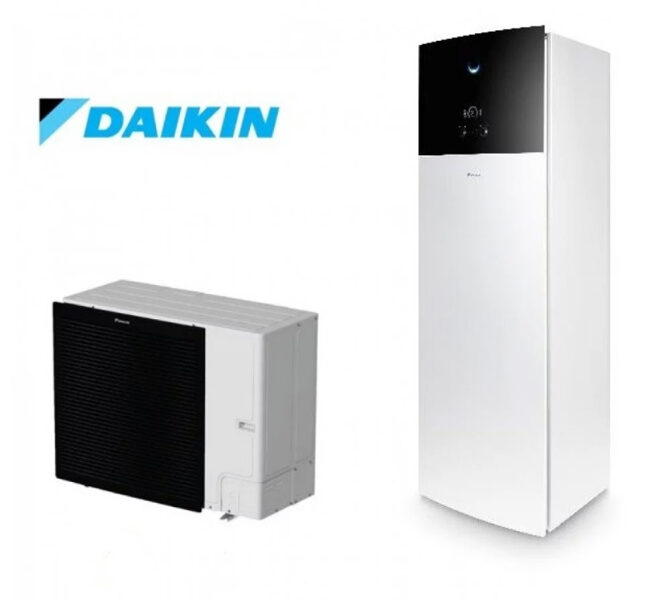 Daikin 11kW Altherma 3 (Zemas temperatūras siltumsūknis), 180L, ar dzesēšanas funkciju EBVX11S18D9W/ERLA11DW1